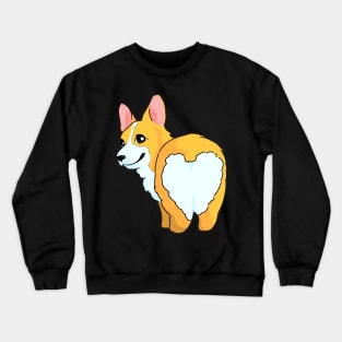 shiba heart butt Crewneck Sweatshirt